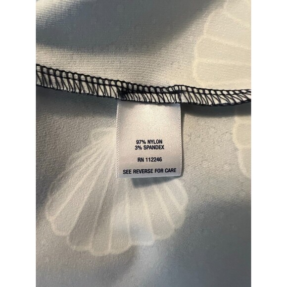 Sunsets & Sweet Tea UPF 50 The Anywhere Shirt  Womens M  NWT  Navy Print Top Tee - Picture 5 of 6